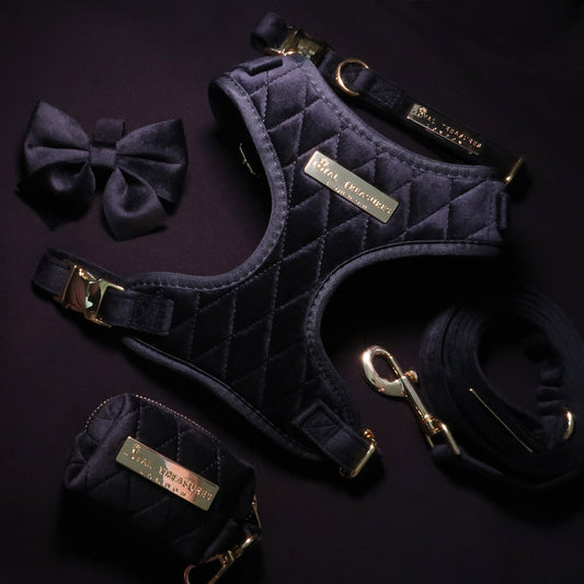 Boujee Black Velvet Harness - Build Your Own Harness Bundle