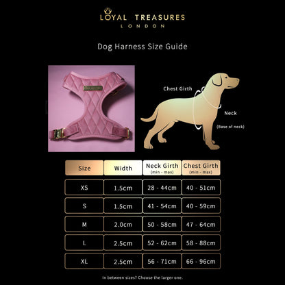 Lavender Veil | Frosted Lilac Velvet - Build Your Own Dog Harness Bundle