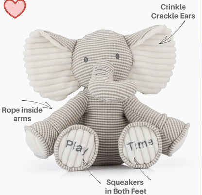 My Sensory Elephant Plush Dog Toy