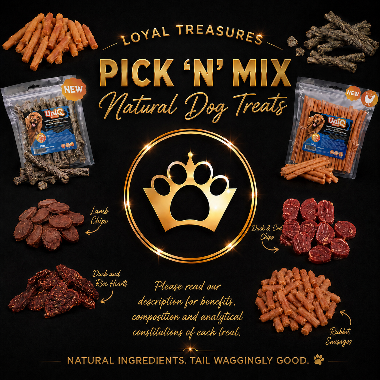 Pick & Mix Natural Dog Treats | Build Your Own Selection
