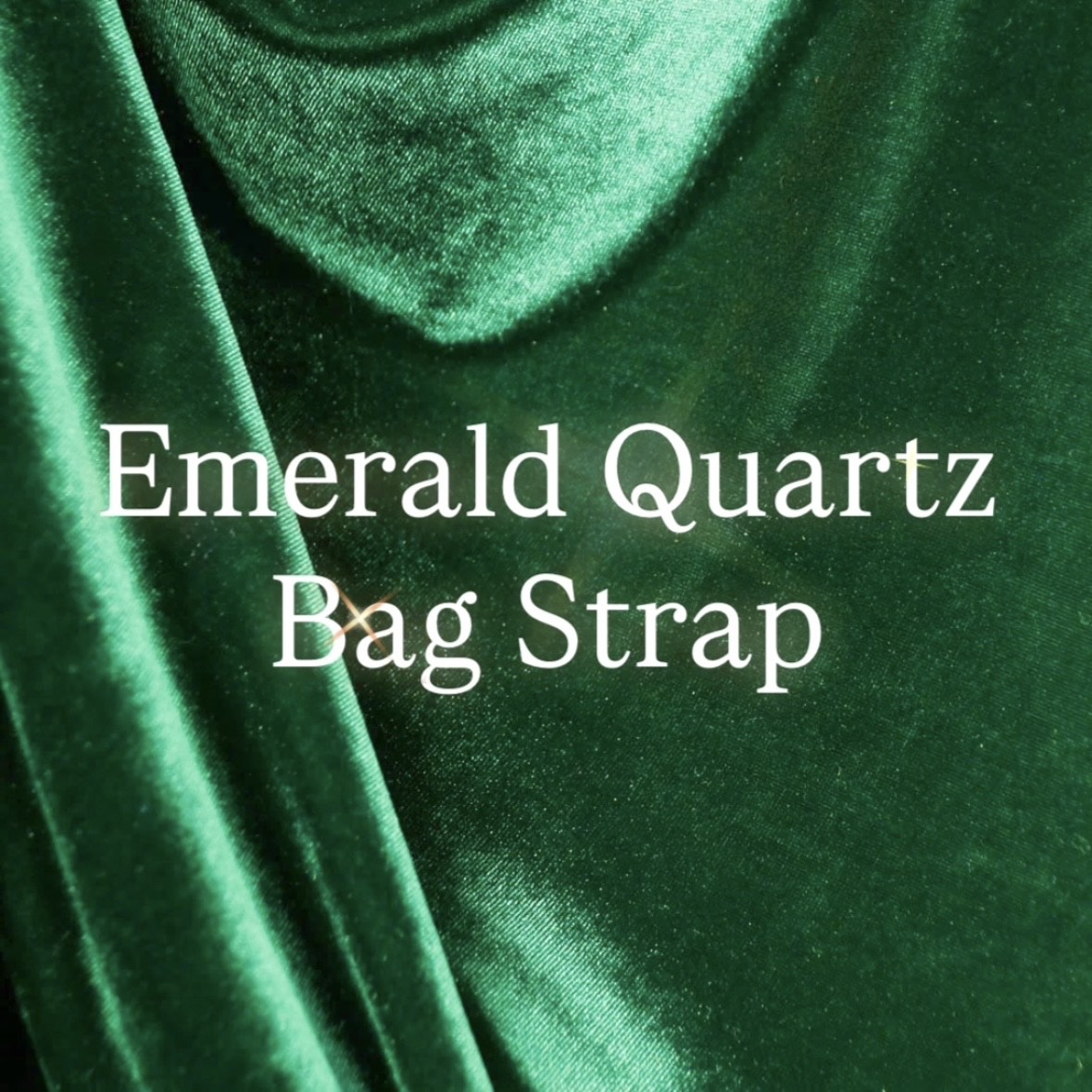 Loyal Treasures Velvet Bag Strap