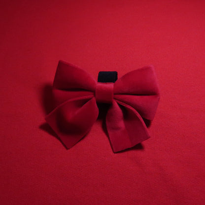 Royal Red Velvet Bow Tie