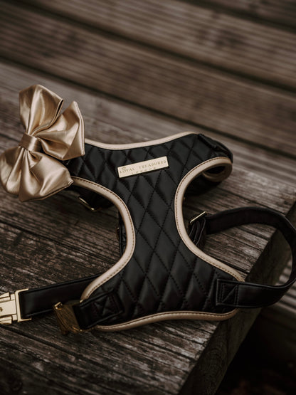 Black Diamond | Blackjack Vegan Leather - Build Your Own Dog Harness Bundle