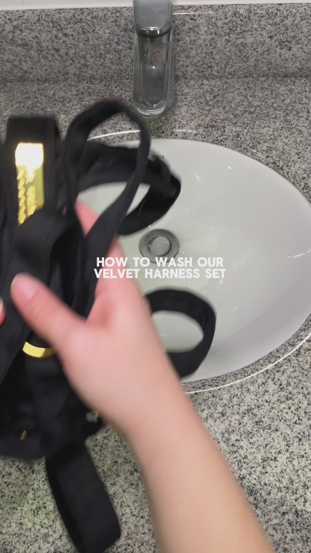 Load video: How to Wash Your Harness